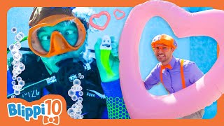 Play Fun and Games  Blippi Top 10  Educational Videos for Kids [upl. by Otrepur]