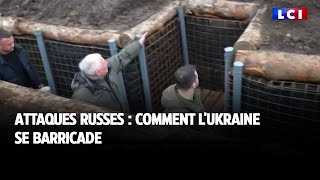 Attaques russes  comment lUkraine se barricade [upl. by Acinorahs]