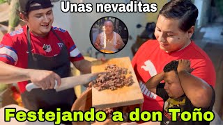 ¡Nevadas de CARNE ASADA Festejamos a Don Toño con un festín CARNÍVORO [upl. by Eenerb]