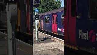 150232 and 150238 depart from Topsham with a train to Exeter [upl. by Atok]