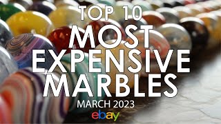 TOP 10 Highest Selling Vintage amp Antique Marbles on eBay  March 2023 [upl. by Derinna]