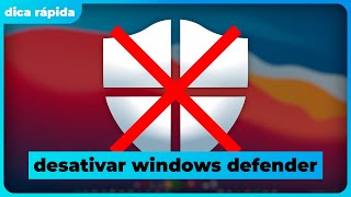 Como Desativar o Windows Windows Defender Dica Rápida [upl. by Lais458]