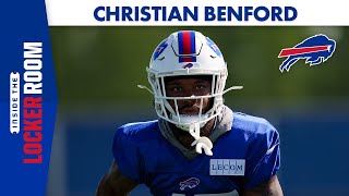 Christian Benford quotFelt Good to Be Back Out Therequot  Buffalo Bills [upl. by Nnylyma]