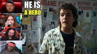 FANS REACT to Dustin Telling Eddies Uncle That Eddie Died A Hero – Stranger Things 4x9 [upl. by Josie]