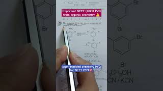 organic chemistry neet PYQ for neet2024 shorts [upl. by Ahsiea]