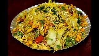 bhel puri recipe  bhel puri chaat  Mumbai Bhel Puri [upl. by Llenram668]