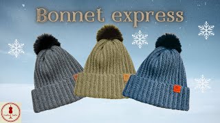 🤩🧶🎁 ⏱ BONNET crochet quotexpressquot👇 Bébé Enfant Femme Homme [upl. by Frederick410]