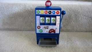 MampMs World Slot Machine Candy Dispenser [upl. by Auqinom742]