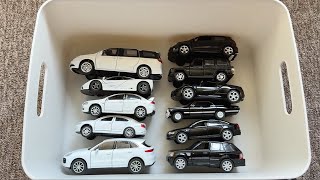 White and black Scale Cars  Buick Porsche Mitsubishi Chevrolet Alfa Romeo [upl. by Purington]