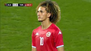 كل ما قدمه حنبعل المجبري اليوم ضد الجزائر  Hannibal Mejbri Performance vs Algeria [upl. by Naerda]