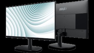 MSI MP245V 24 INCH 100HZ MONITOR UNBOXING AND SETTINGS [upl. by Schifra]