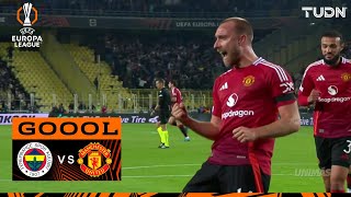 ¡SE CANTA EL GOL Eriksen la pone en la red  Fenerbahce 01 Man United  UEFA Europa League 202425 [upl. by Moritz]