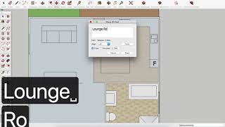 Sketchup Adding Text to Floorplan [upl. by Hannus495]