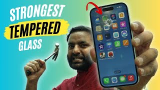 Best Tempered Glass in the World  iPhone 15  rhinoshield Impact Screen Protector [upl. by Gnos714]