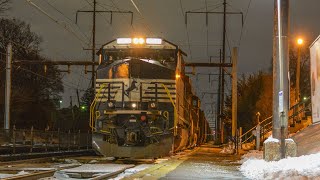 62W departing Norwood for Edgemoor Yard [upl. by Ahsuatan527]