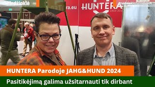 Lietuvos įmone Huntera parodoje JagdampHund 2024 [upl. by Loginov302]