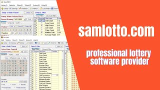 Professional Lottery Software provider  samlottocom Overview 2022 [upl. by Auhsoj179]