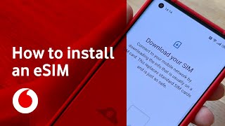 How to install an eSIM on your phone  Support  Vodafone UK [upl. by Elac]