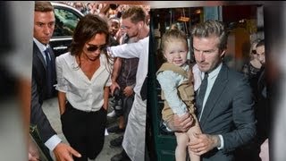 Harper Beckham stiehlt Viktoria die Show auf der New York Fashion Week  Splash News Deutschland [upl. by Zaslow]