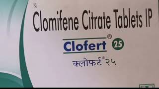 clofert 25 tablets uses in hindi  clofert 25 tablets dose  clofert tablets 25 infertility [upl. by Suirauqed129]