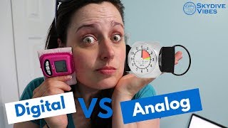 Skydiving Altimeter  Analog vs Digital Altimeter [upl. by Notrom]