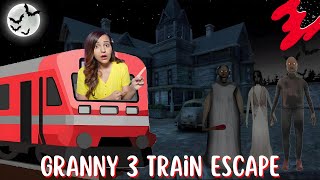 Train ESCAPE from GRANNYS HORROR HOUSE MAAR DAALA [upl. by Llevel824]