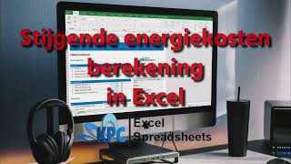 Stijging energiekosten berekenen in Excel ✅ [upl. by Harshman951]