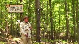 Byron Ferguson Teaches the Priorities of Bow Hunting  Where to setup a ladder stand [upl. by Rhoads129]