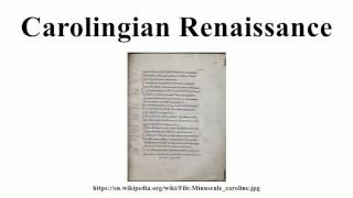 Carolingian Renaissance [upl. by Tait]