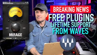 Waves to offer FREE plugins with lifetime support [upl. by Powder611]