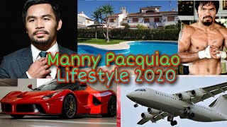 Manny Pacquiao Lifestyle ★ Net Worth And Biography 2020The Best Pinoy Boxer [upl. by Dyche789]