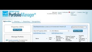 Correcting Common Data Errors in ENERGY STAR Portfolio Manager [upl. by Brittne]