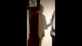 Setting Up An Antique Longcase  Grandfather Clock in Your Home [upl. by Nilkcaj]