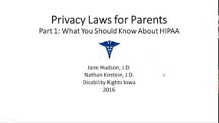 Privacy Laws for Parents What You Should Know About HIPAA [upl. by Jim939]