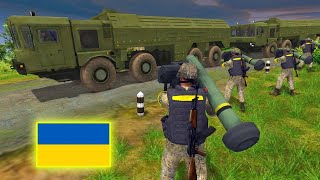 UKRAINIAN SOLDIERS ATTACKED RUSSIAN ISKANDER CONVOY MOWAS2 Battle Simulation [upl. by Kolva]