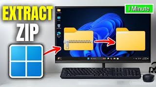 How to Extract Zip Files in Windows 11  Full Guide [upl. by Ajssatan]