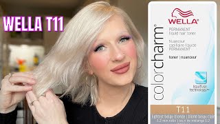 Trying WELLA T11 Lightest Beige Blonde [upl. by Emaj]