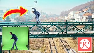 Chroma key Kinemaster  Perfect green screen in 6 minutes [upl. by Hummel]