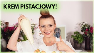 Przepis na KREM PISTACJOWY 🍰 Idealny do tortu  Sugarlady [upl. by Karyn]