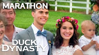 John Luke Gets HITCHED 6 WEDDING FILLED Moments Marathon  Duck Dynasty [upl. by Nylrebmik310]