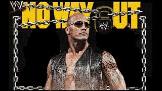 HOLLYWOOD THE ROCK ►quotIS COOKINGquot No Way Out 2003 Theme Version  30 minutes [upl. by Nagah]