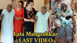 Lata Mangeshkar Last Video From Hospital  TFPC [upl. by Nongim]