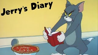 Jerrys Diary 1949 Tom and Jerry Cartoon Short Film  Review [upl. by Veriee173]