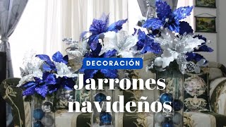 Trío de floreros navideños  Decorando con yoli [upl. by Dzoba]