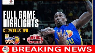 TNT vs BRGY GINEBRA  FULL GAME 5 FINALS HIGHLIGHTS  PBA SEASON 49 GOVERNORS CUP  NOV 6 2024 [upl. by Anitneuq]