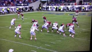 Jarvis forces game winning fumble against Florida 2012 [upl. by Quartet]