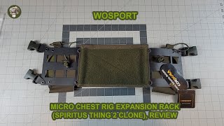 WOSPORT Chasis Spiritus Thing 2 clone review [upl. by Nayrb]