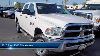 2016 Ram 2500 Tradesman Sacramento Roseville Elk Grove Folsom Stockton [upl. by Nhtanhoj]