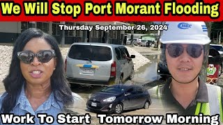 Eastern St Thomas MP amp CHEC Promised To Fix Port Morant Sq Flooding Starting Friday Sept 27 2024 [upl. by Nyrem230]