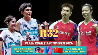 HEBAT🇲🇾Hoo Pang RonCheng Su Yin Beraksi Cemerlang Mara Ke Pusingan R16🔥 Arctic Open 2024 [upl. by Jourdain588]